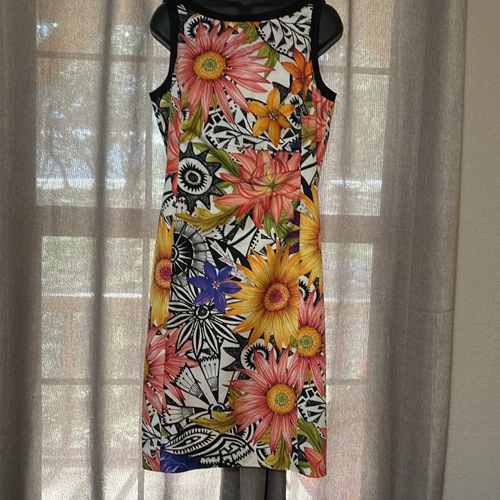 Marc Cain floral sheath dress BNWOT - Picture 1 of 15
